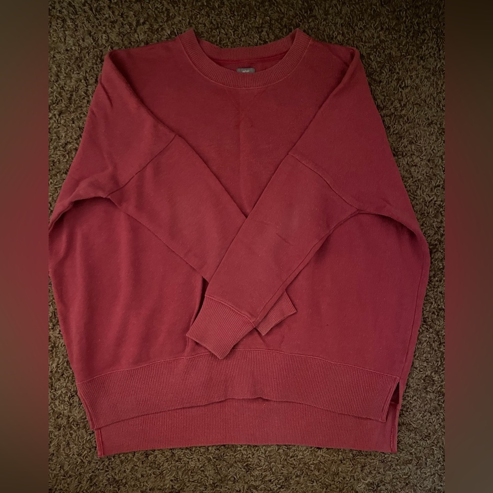 Soft red Aerie Crewneck